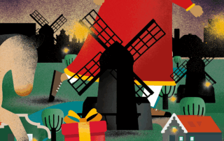 Sinterklaas at the Zaanse Schans